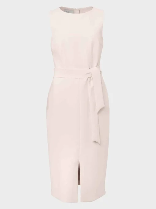 Cheap Hobbs Petite Kaia Shift Dress Pale Pink
