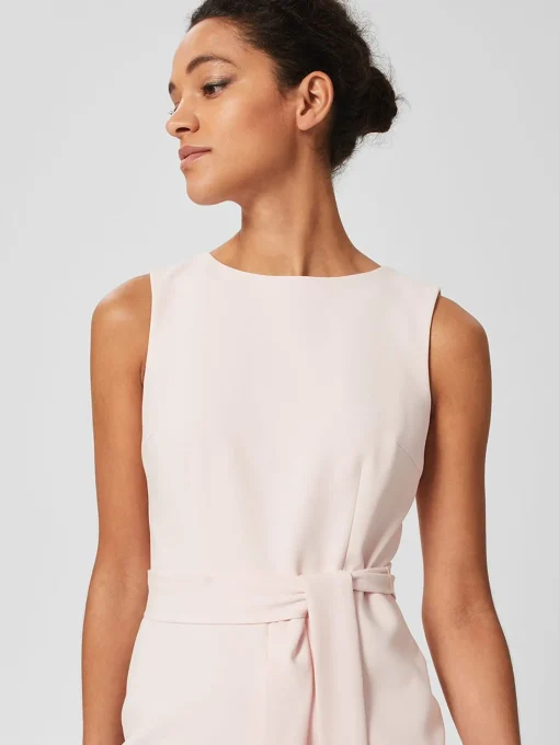 Cheap Hobbs Petite Kaia Shift Dress Pale Pink
