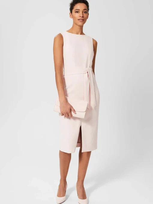 Cheap Hobbs Petite Kaia Shift Dress Pale Pink