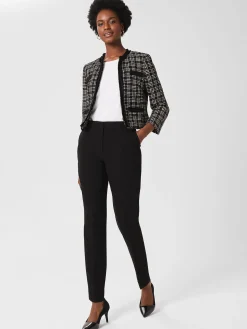 Best Hobbs Petite Mel Tapered Trousers Black