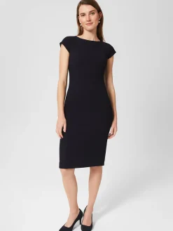 Store Hobbs Petite Mia Dress Navy