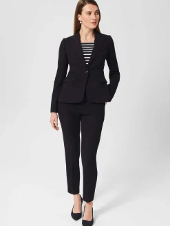 Store Hobbs Petite Mia Trousers Navy