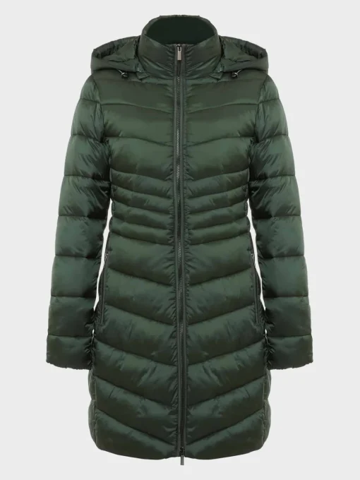 Best Sale Hobbs Petite Nessie Puffer Rich Sage Green
