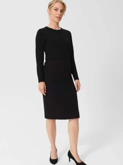 Best Hobbs Petite Ophelia Skirt Black