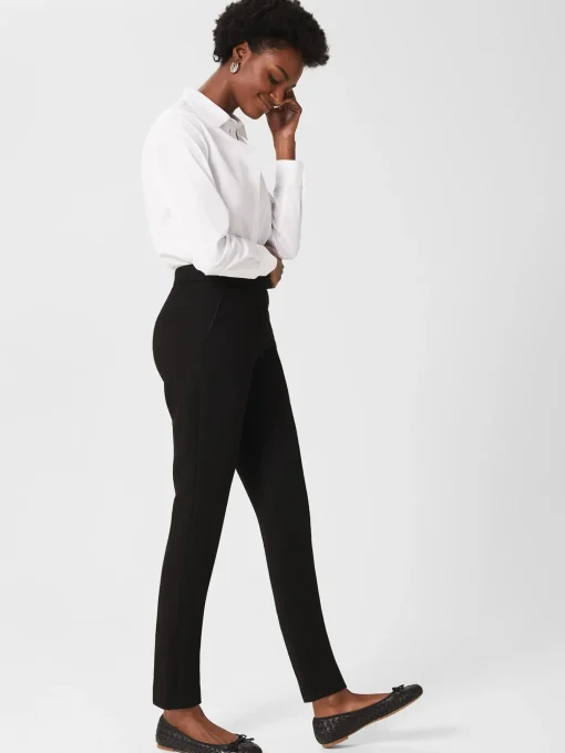 Best Hobbs Petite Ophelia Slim Trousers With Stretch Black