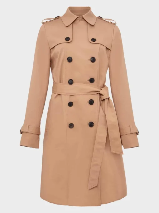 Cheap Hobbs Petite Saskia Trench Tan