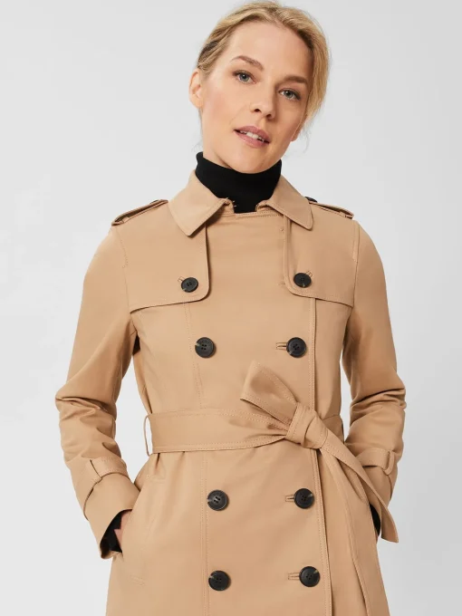Cheap Hobbs Petite Saskia Trench Tan
