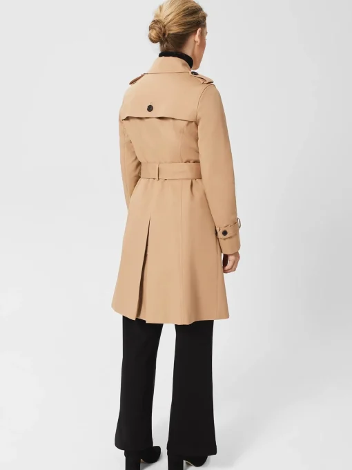 Cheap Hobbs Petite Saskia Trench Tan