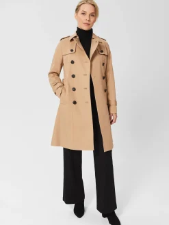 Cheap Hobbs Petite Saskia Trench Tan