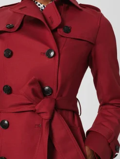 Cheap Hobbs Petite Saskia Trench Rhubarb Red