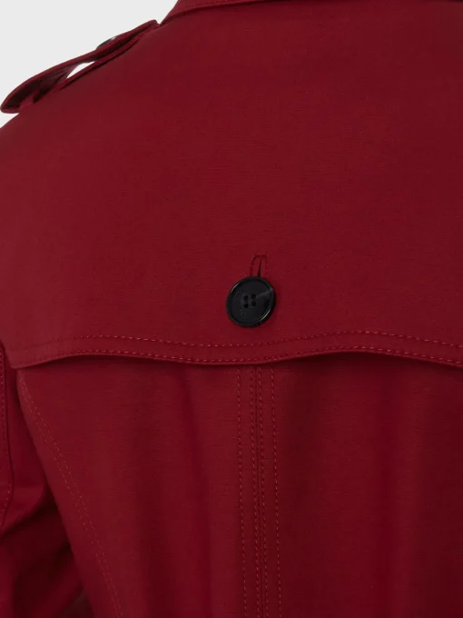 Cheap Hobbs Petite Saskia Trench Rhubarb Red