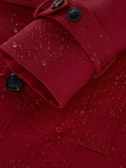 Cheap Hobbs Petite Saskia Trench Rhubarb Red
