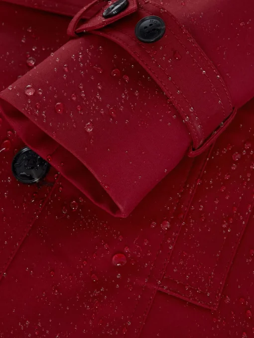 Cheap Hobbs Petite Saskia Trench Rhubarb Red