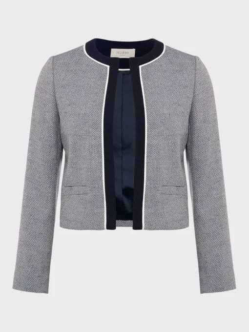 Sale Hobbs Petite Steph Jacket Navy Multi