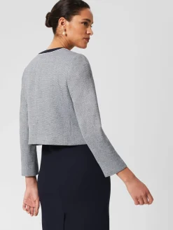 Sale Hobbs Petite Steph Jacket Navy Multi