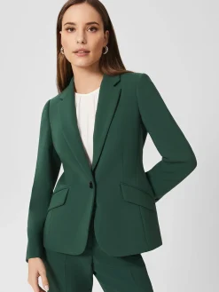 Sale Hobbs Petite Suki Jacket Rich Sage Green