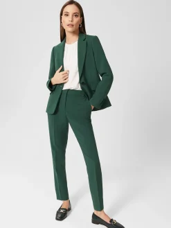 Outlet Hobbs Petite Suki Trousers Rich Sage Green