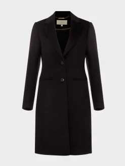 Sale Hobbs Petite Tilda Wool Coat Black