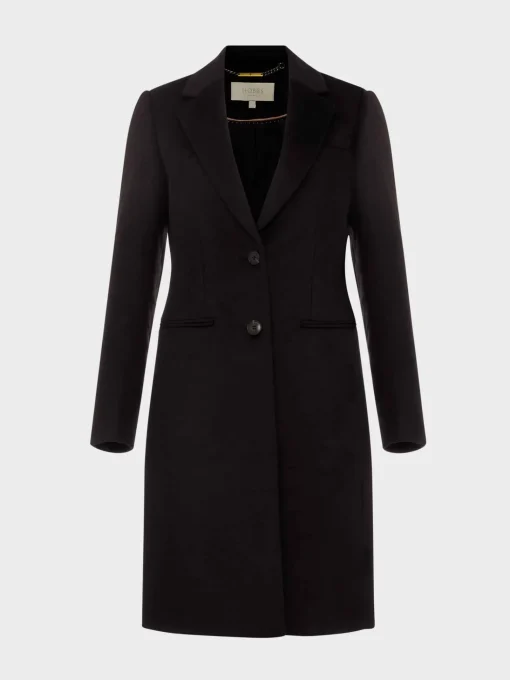 Sale Hobbs Petite Tilda Wool Coat Black