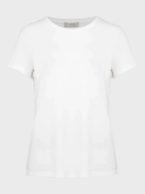 Cheap Hobbs Pixie Cotton T-Shirt White