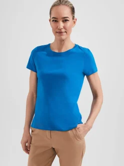 Sale Hobbs Pixie Cotton T-Shirt Imperial Blue
