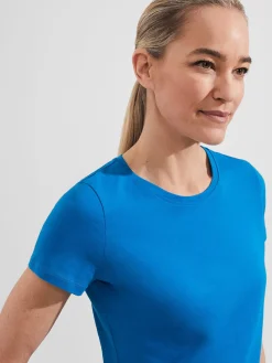 Sale Hobbs Pixie Cotton T-Shirt Imperial Blue