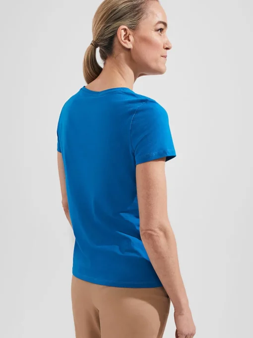 Sale Hobbs Pixie Cotton T-Shirt Imperial Blue