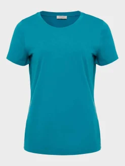 Online Hobbs Pixie Cotton T-Shirt Lagoon Blue