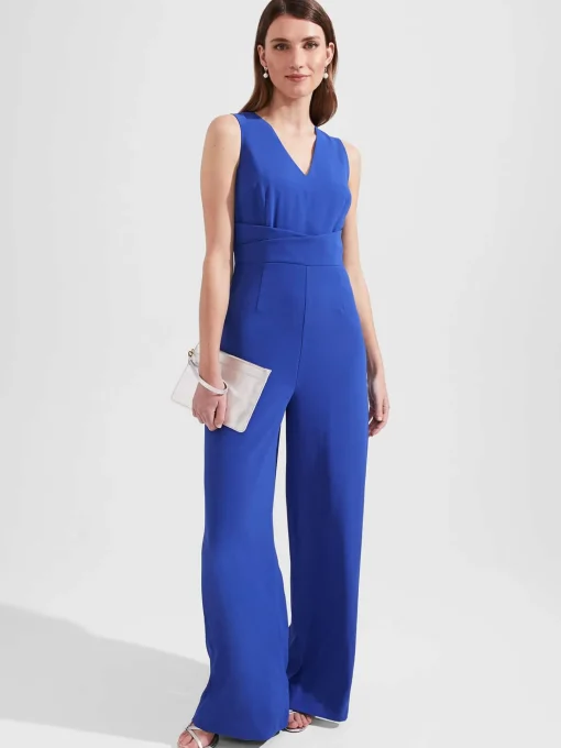 Cheap Hobbs Priscilla Jumpsuit Cobalt Blue