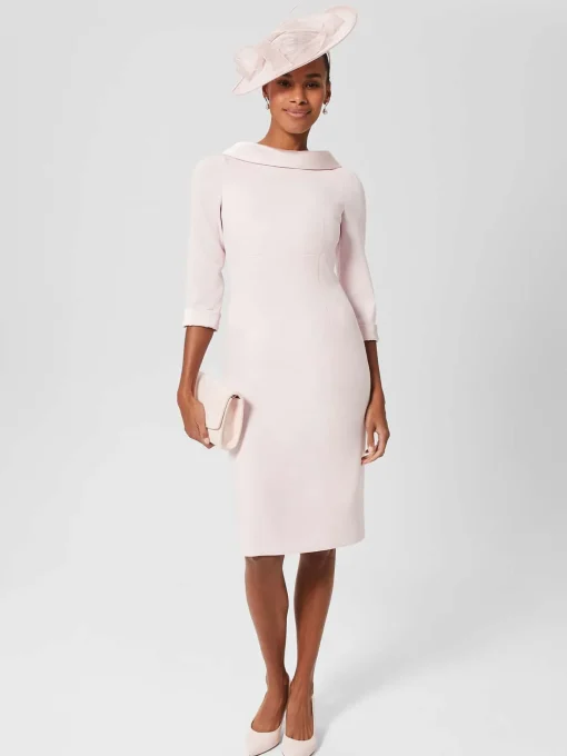 Fashion Hobbs Rhianne Shift Dress Pale Pink