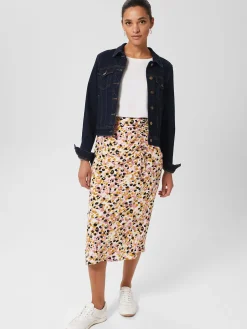 Cheap Hobbs Rhiannon Skirt Ivory Multi