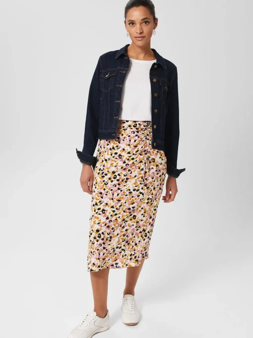 Cheap Hobbs Rhiannon Skirt Ivory Multi