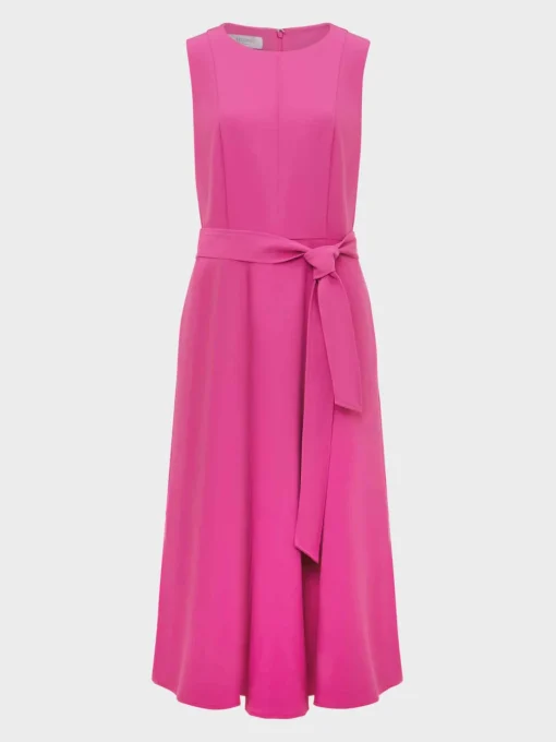 Outlet Hobbs Rory Dress Fuchsia Pink