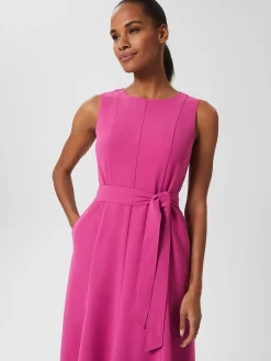 Outlet Hobbs Rory Dress Fuchsia Pink