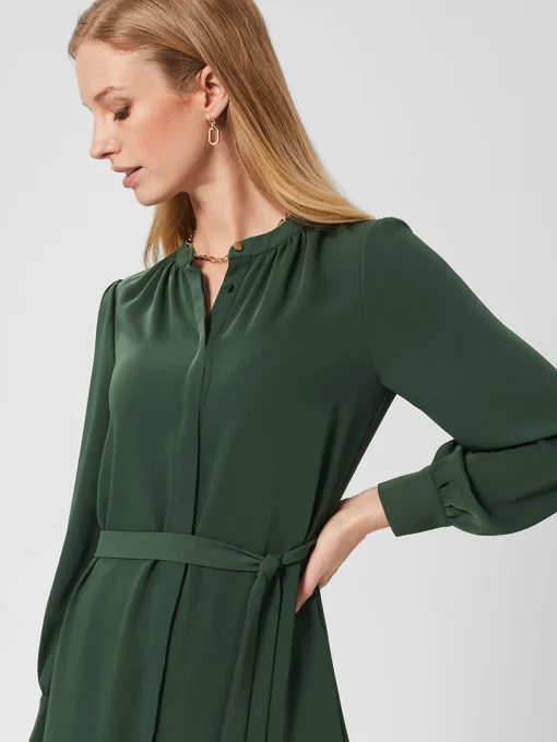 Outlet Hobbs Rue Dress Rich Sage Green