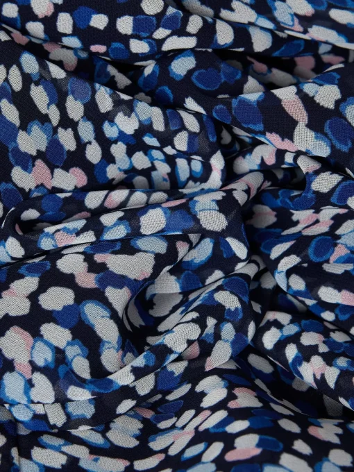 Outlet Hobbs Sadie Printed A Line Dress Navy Multi