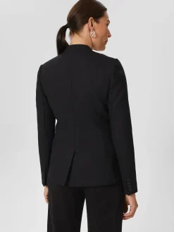 Shop Hobbs Safia Wool Blend Jacket Black