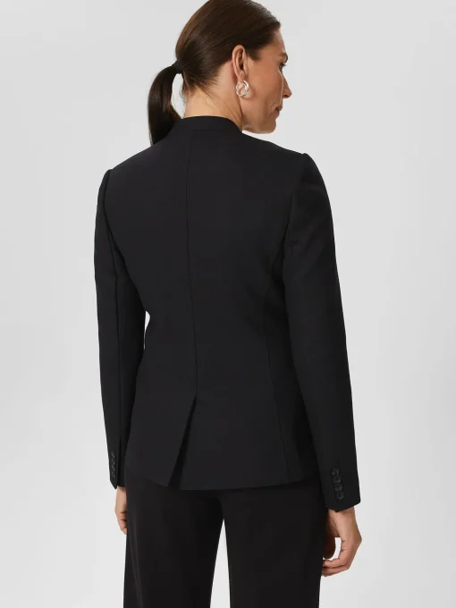 Shop Hobbs Safia Wool Blend Jacket Black