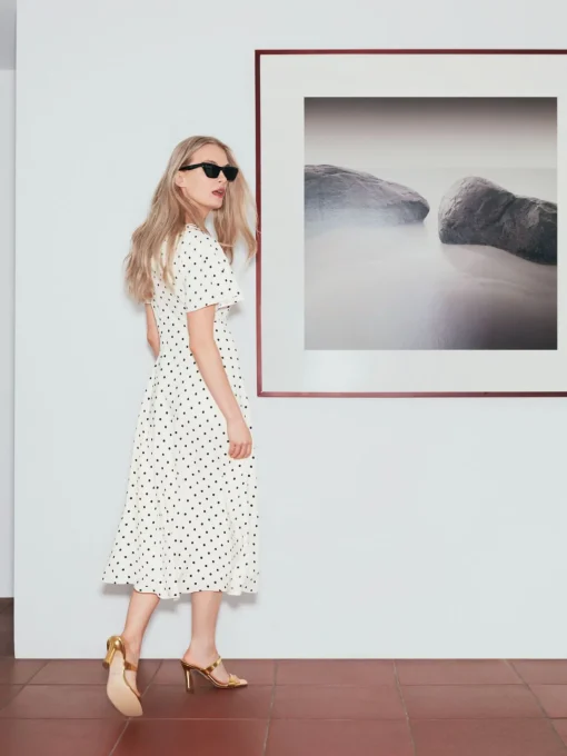 Outlet Hobbs Sandon Dress Ivory Black