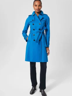 Cheap Hobbs Saskia Trench Imperial Blue