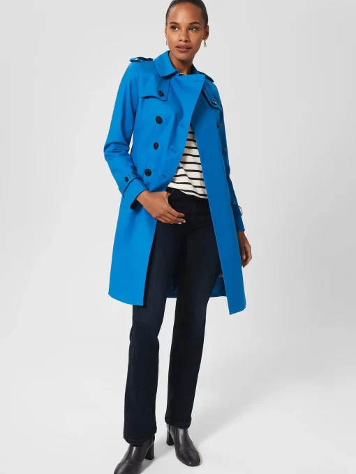 Cheap Hobbs Saskia Trench Imperial Blue