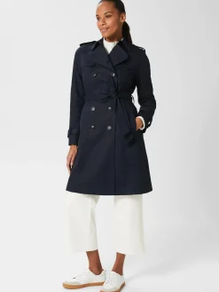 Cheap Hobbs Saskia Trench Navy