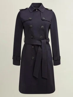 Cheap Hobbs Saskia Trench Navy