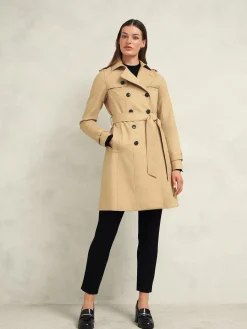 Hot Hobbs Saskia Water Resist Trench Coat Tan