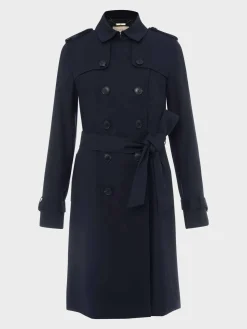 Shop Hobbs Saskia Water Resistant Trench Coat Navy