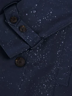 Shop Hobbs Saskia Water Resistant Trench Coat Navy