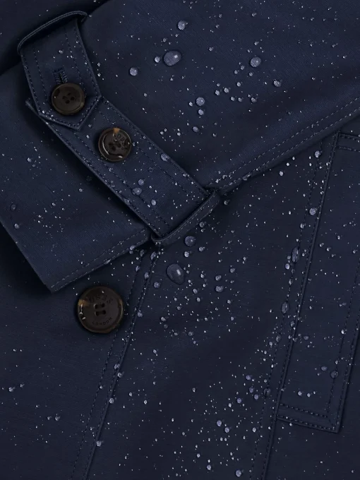 Shop Hobbs Saskia Water Resistant Trench Coat Navy