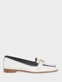 Clearance Hobbs Sia Loafer White Navy