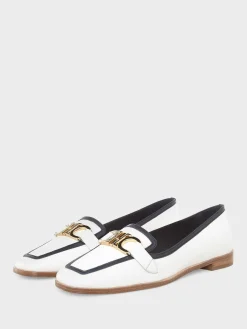 Clearance Hobbs Sia Loafer White Navy
