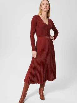 Store Hobbs Sienna Skirt Dark Pecan